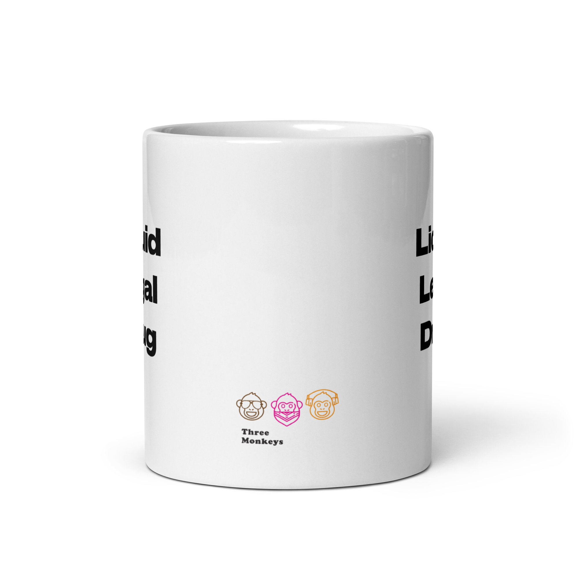 No Pain No Gain No Coffee? No Way! - White glossy mug