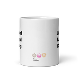 Fuel Up Work out Repeat - White glossy mug