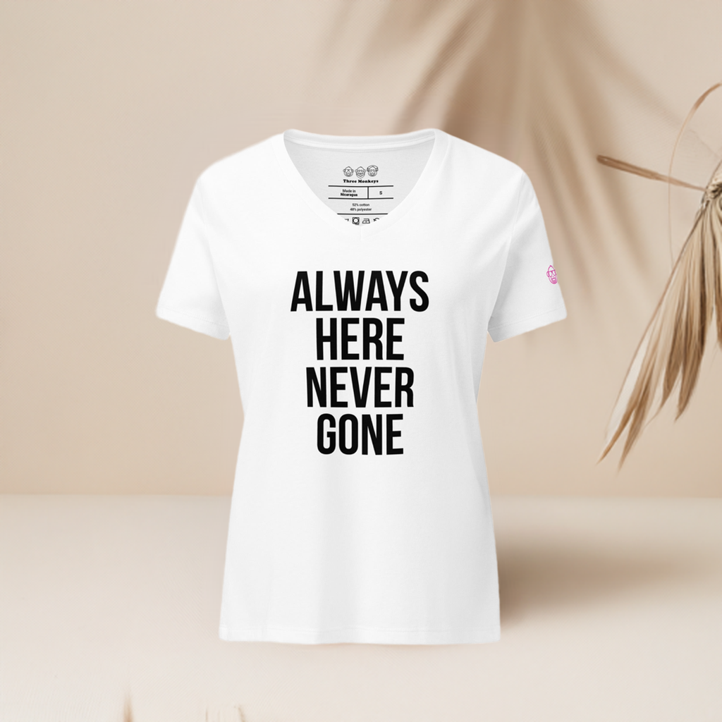 Always Here - Women’s relaxed v-neck t-shirt