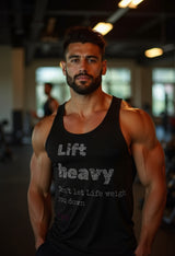 Schwer heben - Männer Tank Top