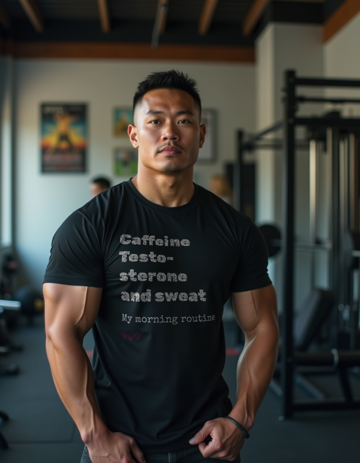 Caffeine Testosterone - Men’s premium heavyweight tee