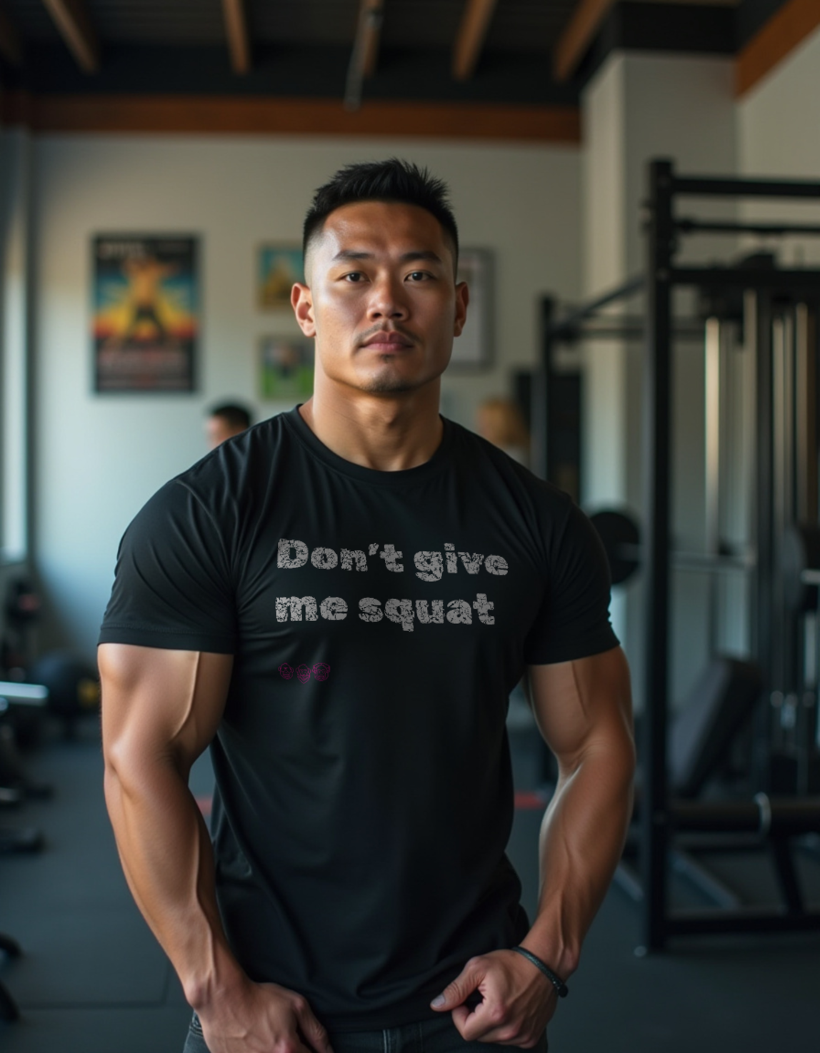 Don't give me squat #3 - Men’s premium heavyweight tee