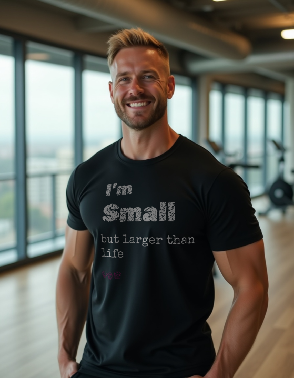 I'm Small - Men’s premium heavyweight tee