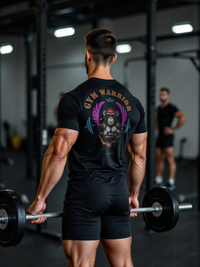 Gym Warrior (Front & Back) - Short Sleeve T-shirt