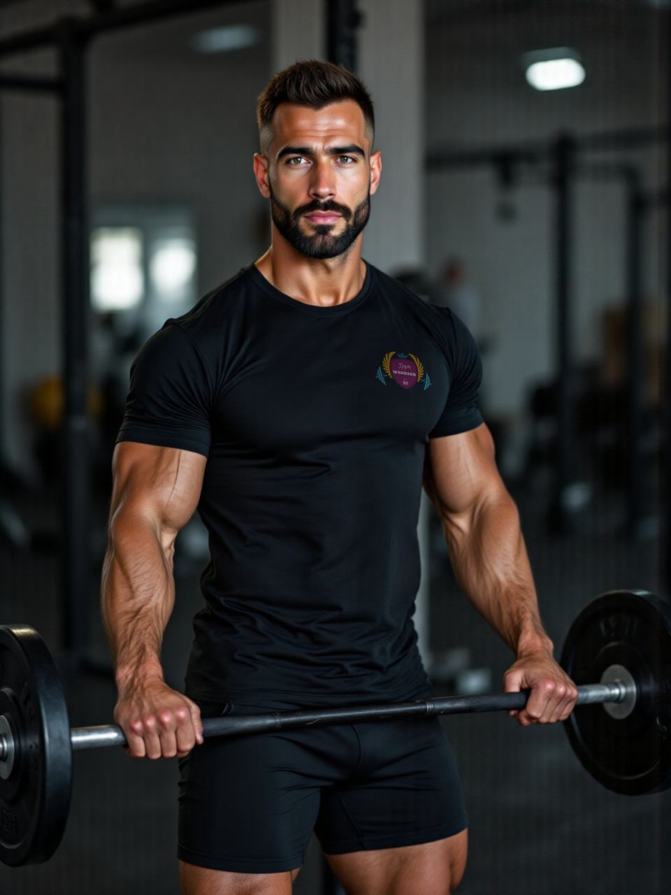 Gym Warrior (Front & Back) - Short Sleeve T-shirt