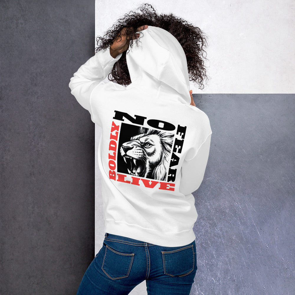 No Fear Be Bold - Lion - Unisex Hoodie